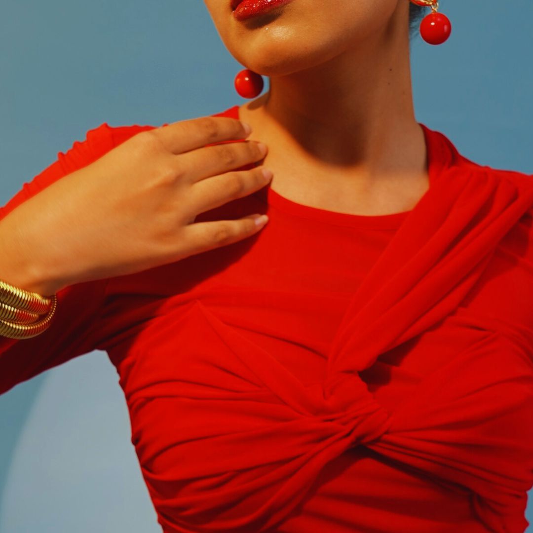 CRIMSON CHERRY DRESS