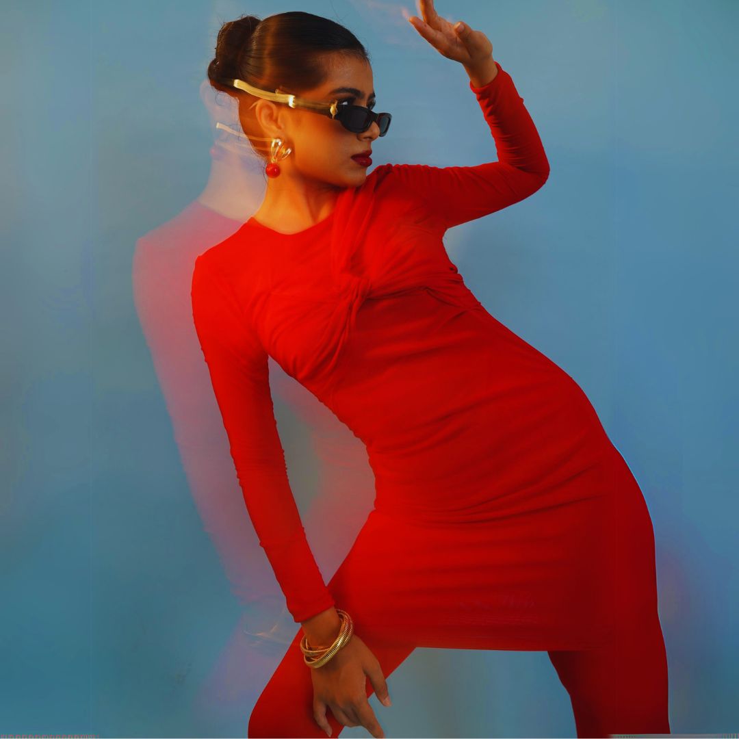 CRIMSON CHERRY DRESS