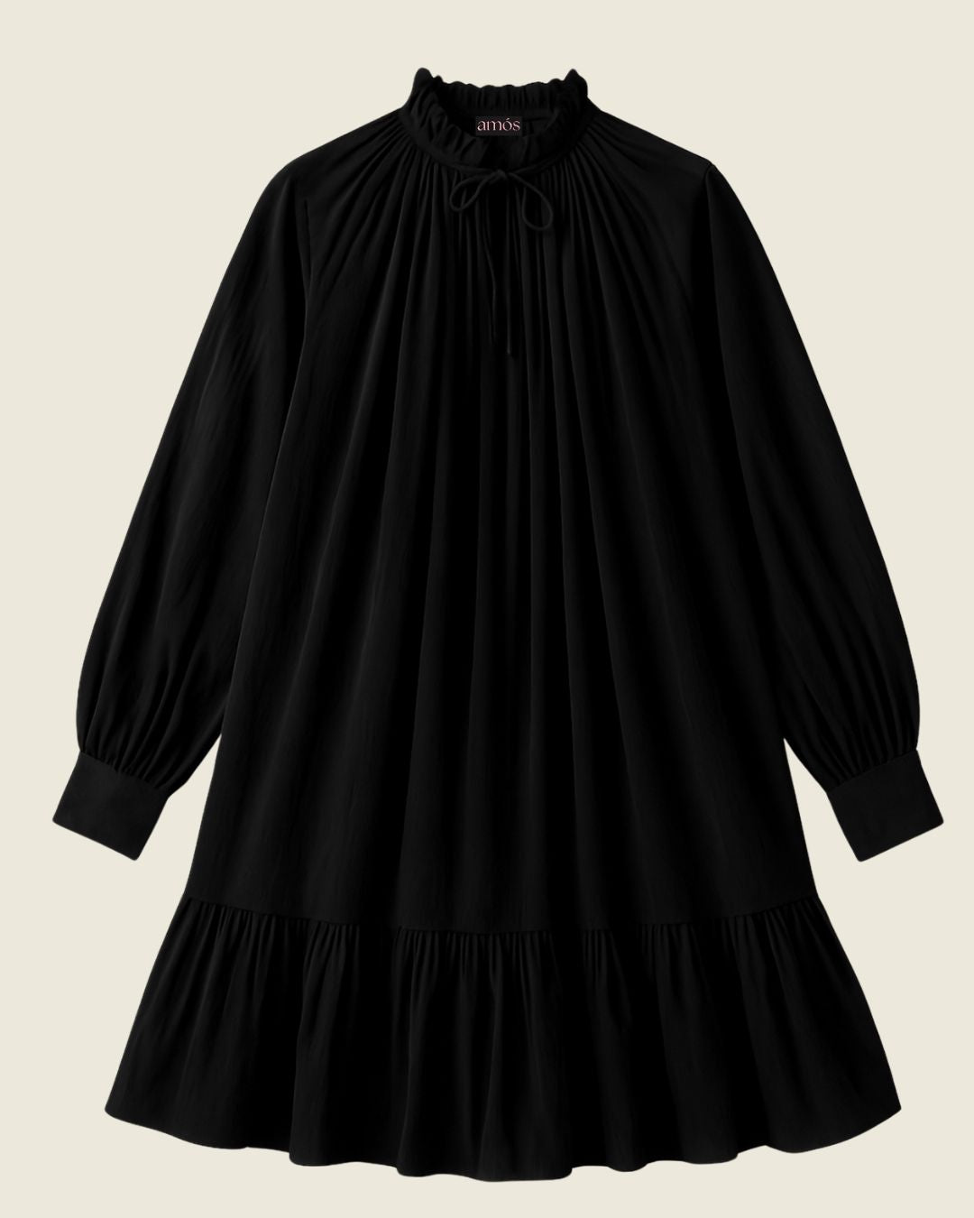 MIDNIGHT RUFFLE DRESS