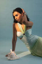 Sultry Seafoam Maxi Dress