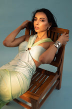 Sultry Seafoam Maxi Dress
