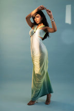 Sultry Seafoam Maxi Dress
