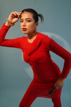 Crimson Cherry Dress